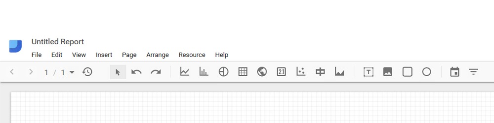 Google Data Studio Bericht Icons