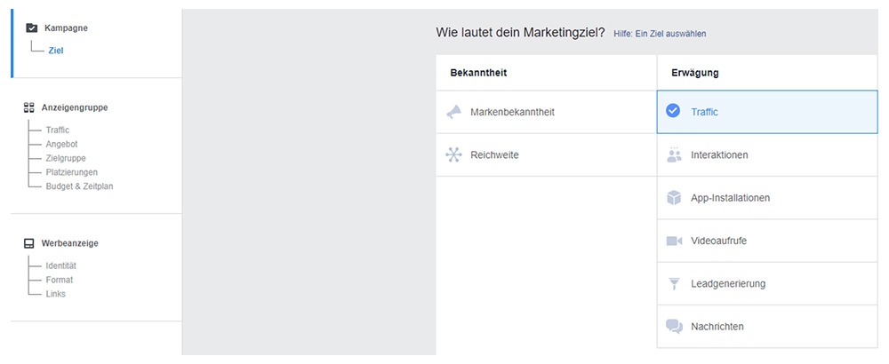 Facebook Werbeanzeigenmanager Anleitung