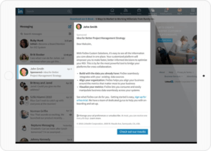 LinkedIn InMail Tablet