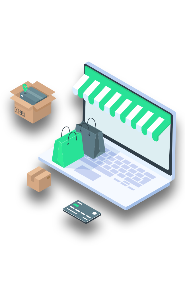 Lokale Unternehmen Illustration